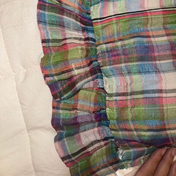 Multicolored Plaid Scarf - Picture 6 of 6